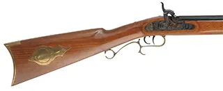T/C Hawken Rifle,
.50 caliber,  28" barrel,
percussion, walnut, brass, 
used by Thompson Center Arms T/C Hawken Rifle,
.50 caliber,  28" barrel,
percussion, walnut, brass, 
used by Thompson Center Arms